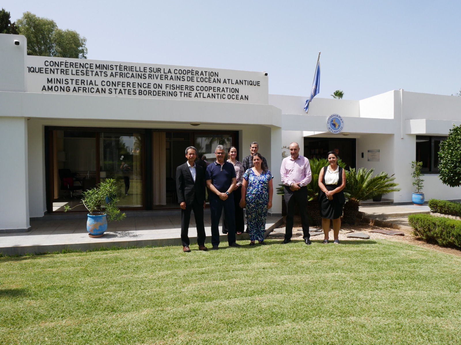 Visite de courtoisie et de travail au siège du Secrétariat Exécutif de Monsieur Tomoyuki KAWABATA, Représentant Résident de l’Agence japonaise de coopération internationale (JICA), Bureau au Maroc, accompagné de Madame Zoubida LAHRICHI, Chargée de programmes afin d’échanger sur les mécanismes de développement de la coopération technique à travers le renforcement des capacités des Etats membres de la COMHAFAT